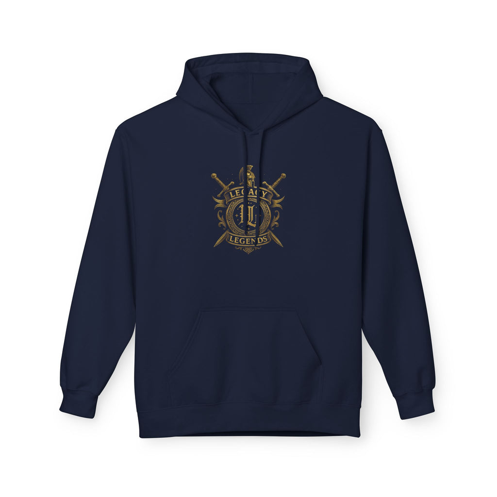 Legacy Fleece Hoodie - Wear The Legacy Become A Legend, Unisex Sweatshirt, Gift for Him, Inspirational Apparel, Cozy Wardrobe Essential