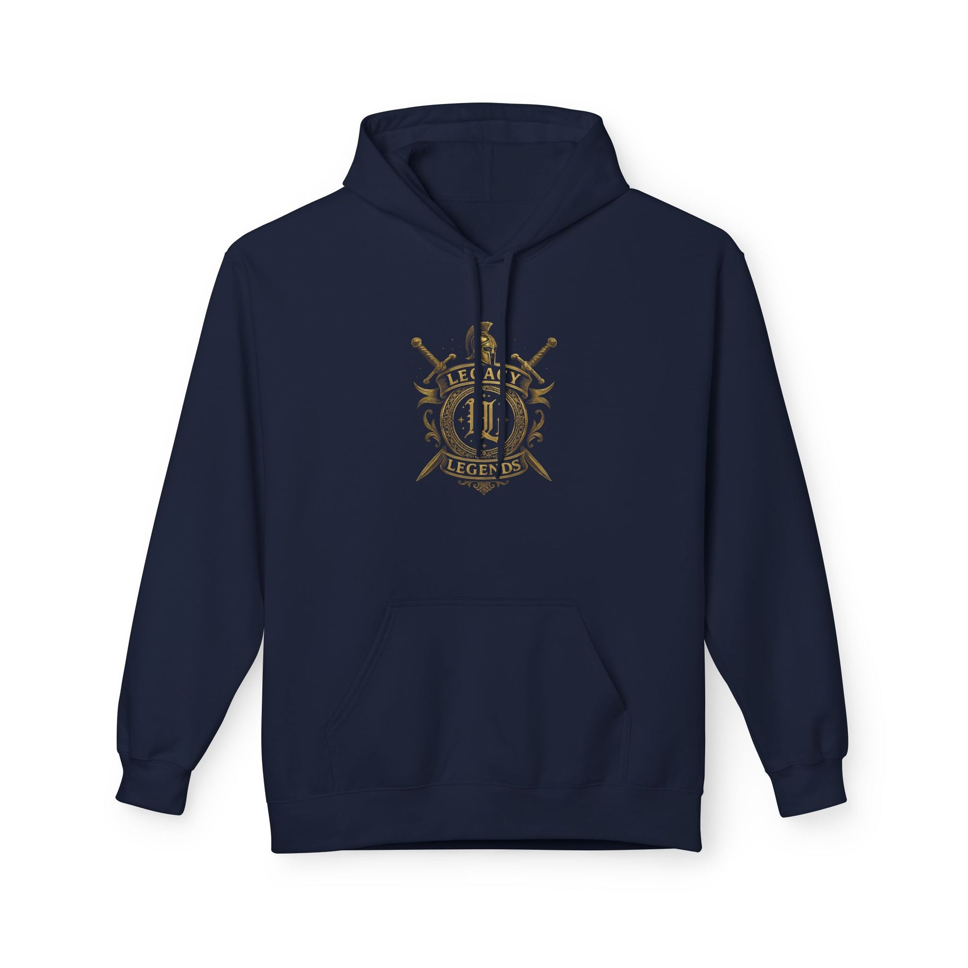 Legacy Fleece Hoodie - Wear The Legacy Become A Legend, Unisex Sweatshirt, Gift for Him, Inspirational Apparel, Cozy Wardrobe Essential