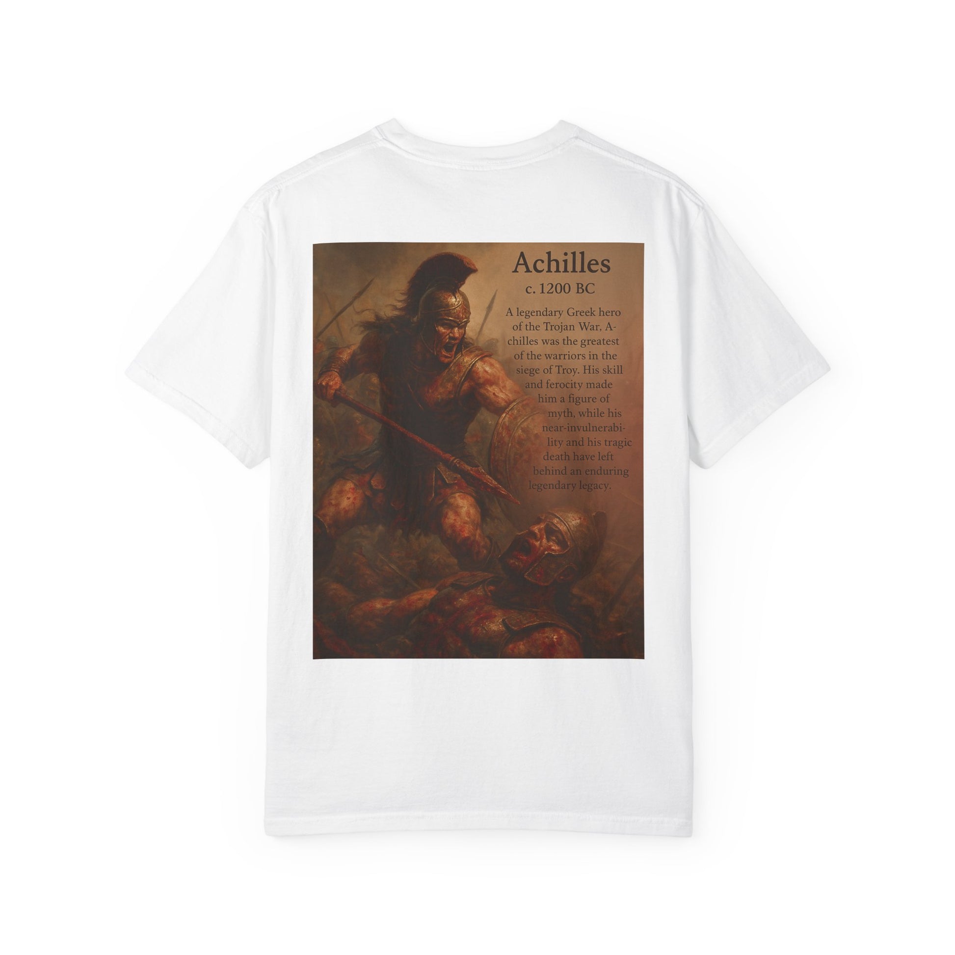 Unisex Garment-Dyed T-shirt with Legacy and Legends Design, Vintage Style Tee, Gift for History Buffs, Casual Wear, Men's & Women's Shirt