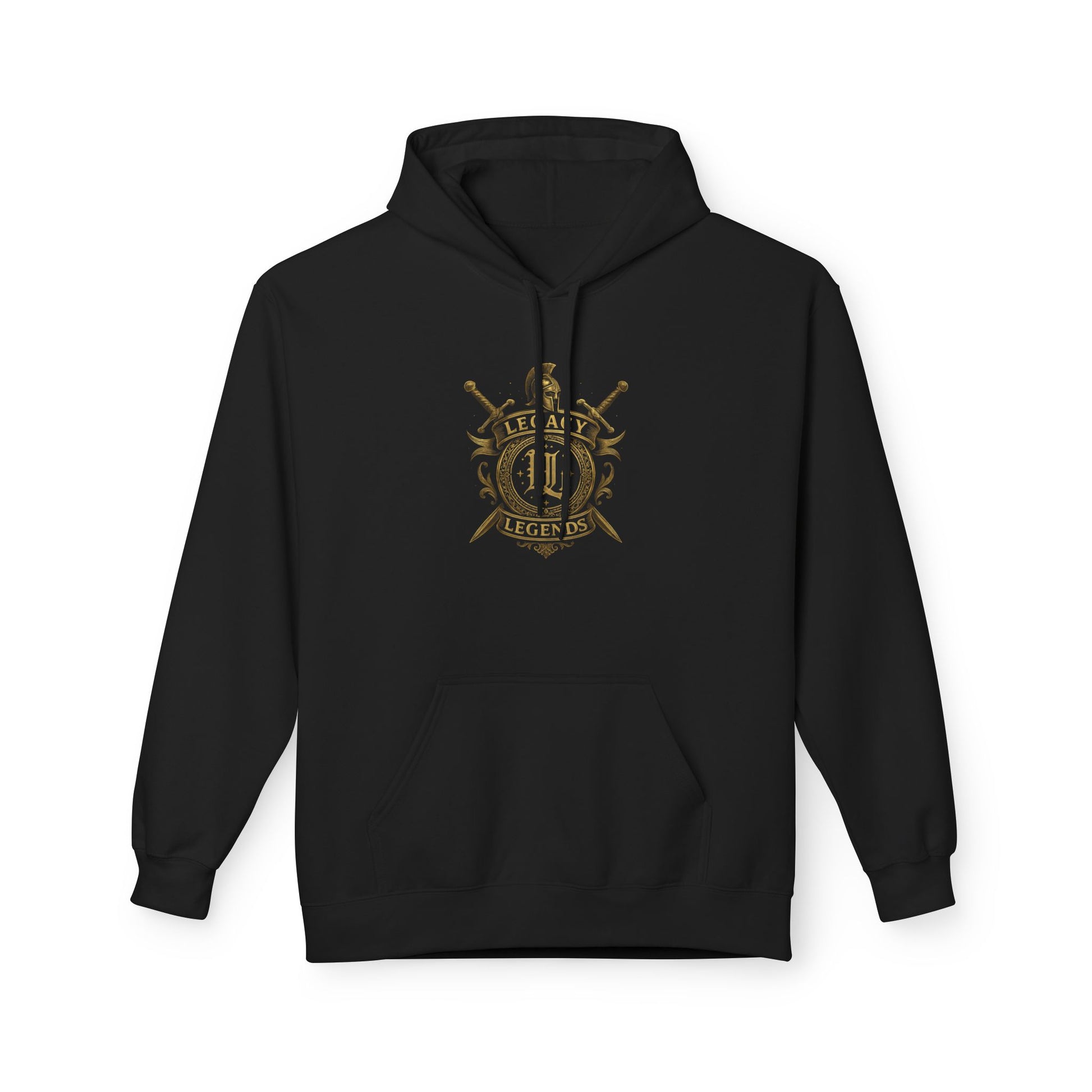 Legacy Fleece Hoodie - Wear The Legacy Become A Legend, Unisex Sweatshirt, Gift for Him, Inspirational Apparel, Cozy Wardrobe Essential