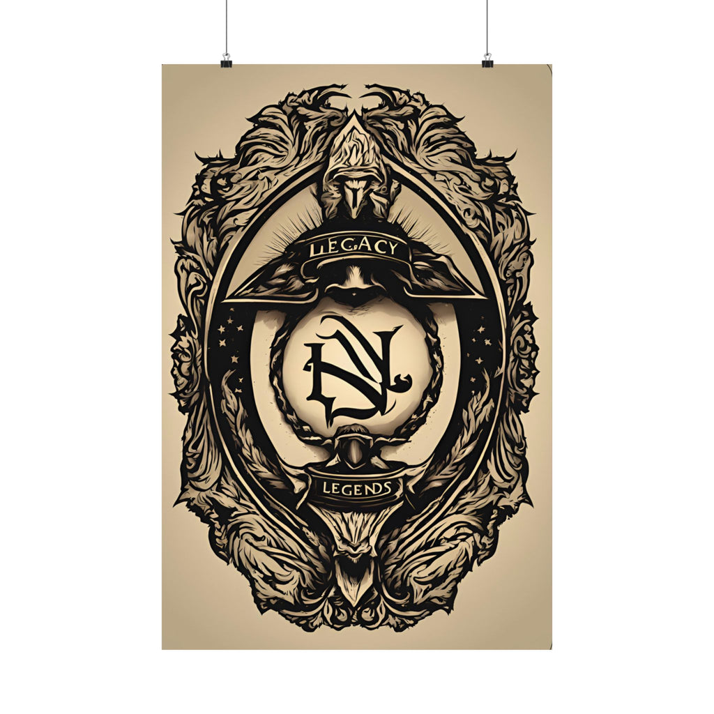 1st Edition Legacy & Legends Matte Vertical Posters