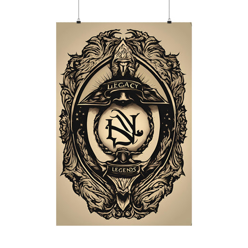 1st Edition Legacy & Legends Matte Vertical Posters