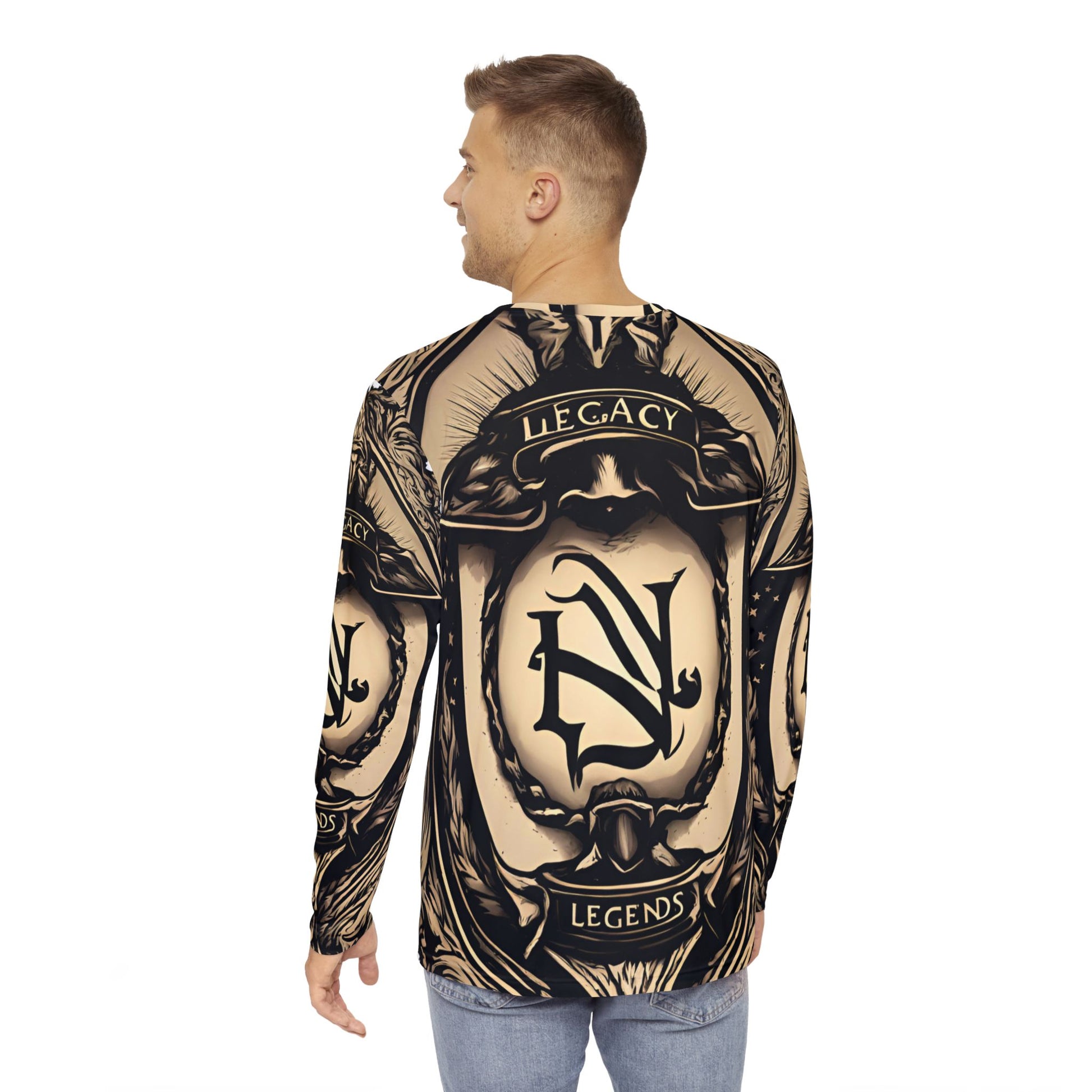 Legacy & Legends Men's Long Sleeve Shirt (AOP)