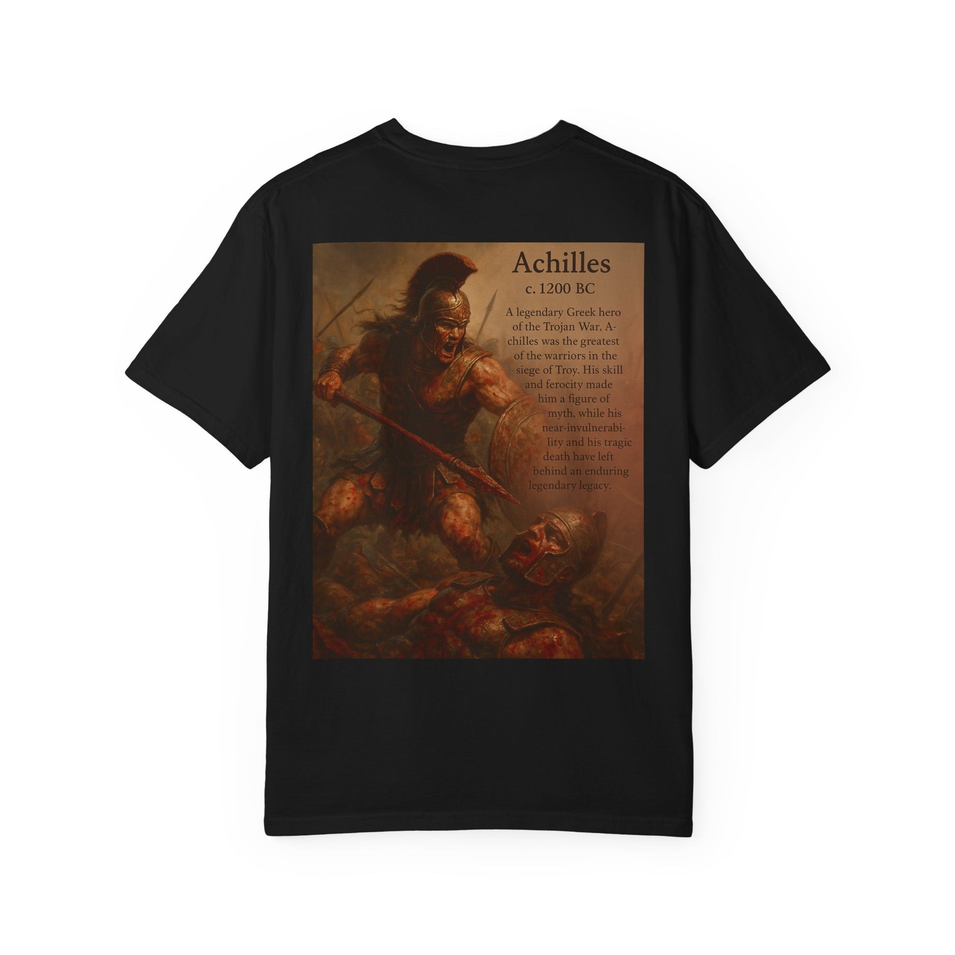 Unisex Garment-Dyed T-shirt with Legacy and Legends Design, Vintage Style Tee, Gift for History Buffs, Casual Wear, Men's & Women's Shirt